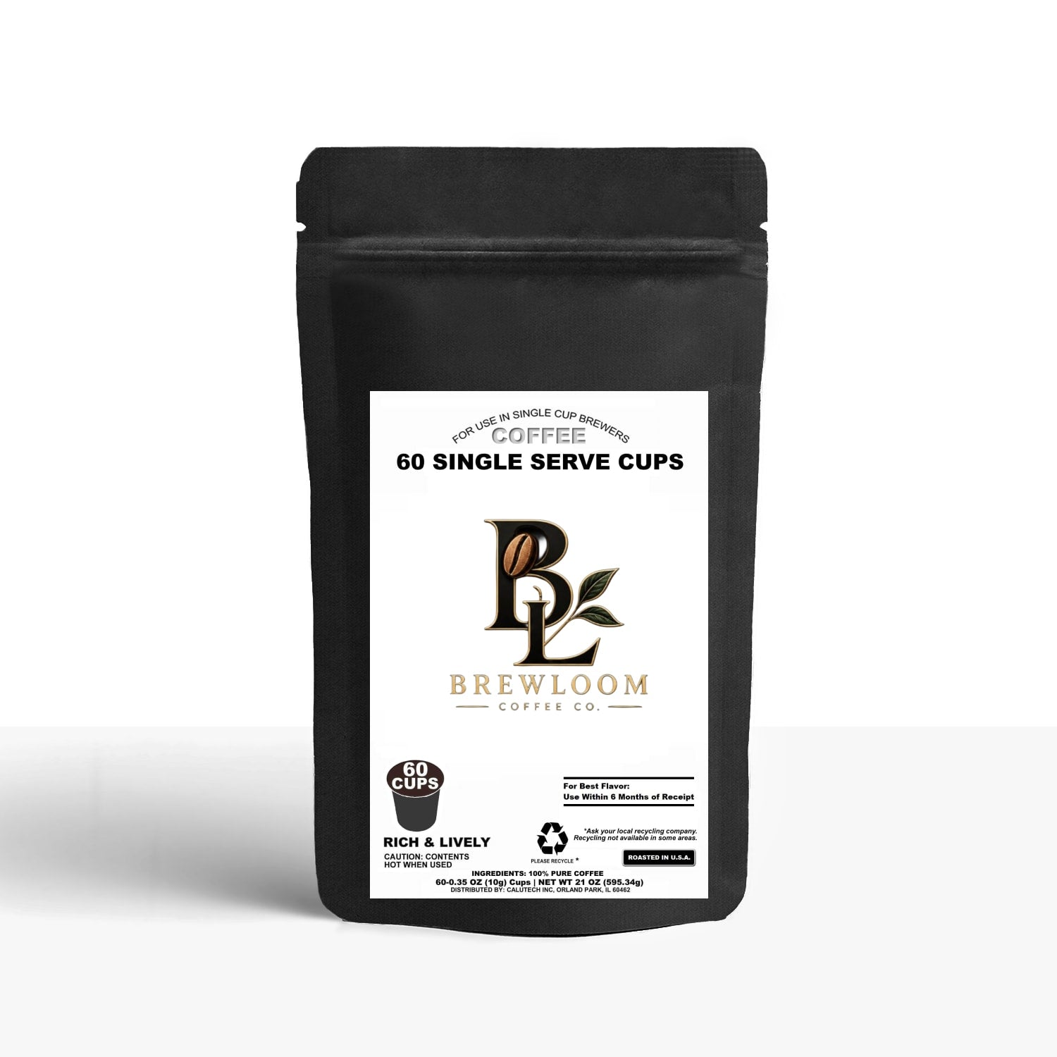60 Pack Single Serve Coffee Capsules